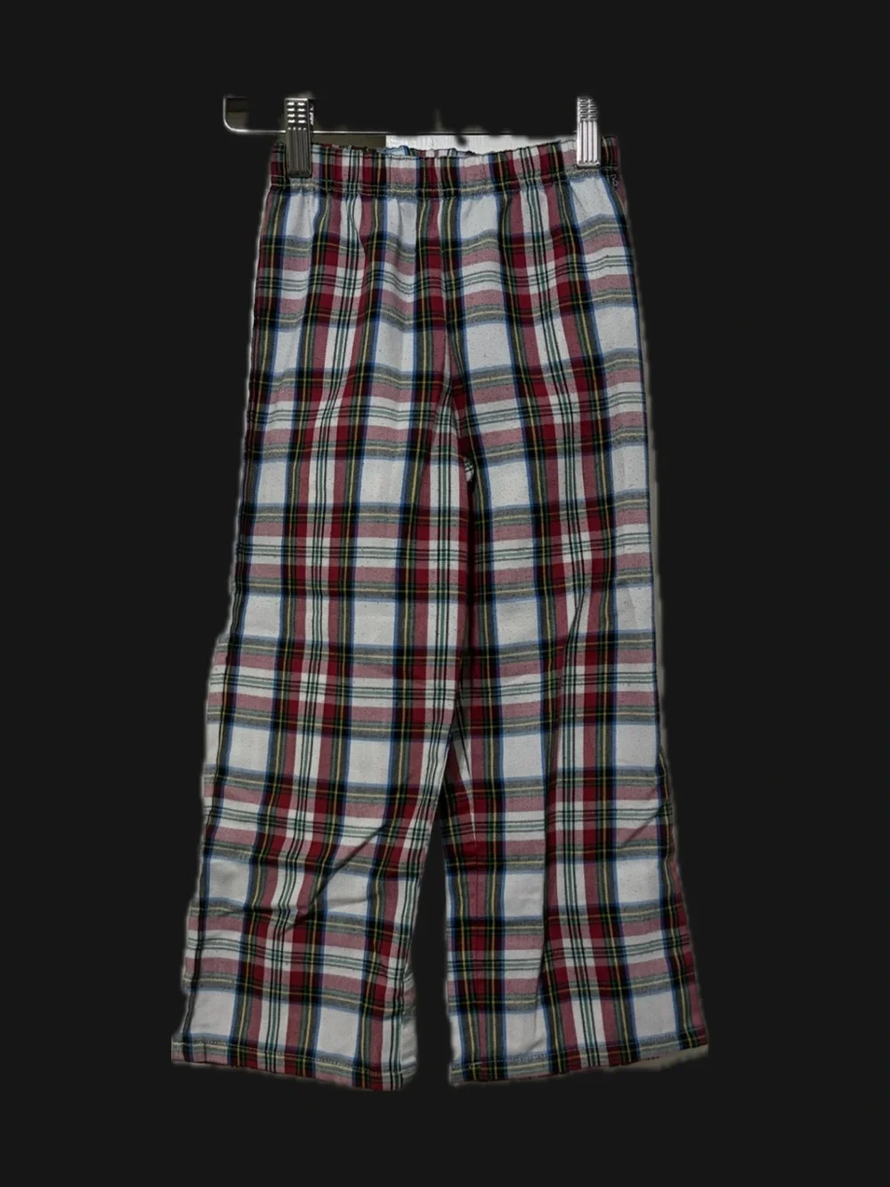 Old Navy Plaid Cotton Pants in Red, Green, Navy, White